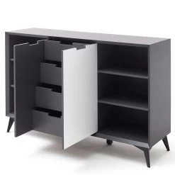 Loftscape Buffet Nevez II - Blanc / Gris 22 Loftscape Buffet Nevez II - Blanc / Gris -Meubles de salon Soldes 1000230749 201113 13073100007 DETAILS P000000001000230749