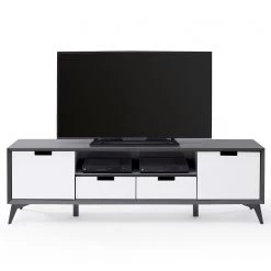 Loftscape Meuble TV Nevez - Blanc / Gris -Meubles de salon Soldes 1000230755 201113 13080100022 DETAILS P000000001000230755