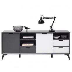 Loftscape Buffet Nevez I - Blanc / Gris 33 Loftscape Buffet Nevez I - Blanc / Gris -Meubles de salon Soldes 1000230756 211007 133354000114 DETAILS P000000001000230756