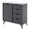 Loftscape Commode Nevez I - Blanc / Gris 1 Loftscape Commode Nevez I - Blanc / Gris -Meubles de salon Soldes 1000230757 201113 13090100055 IMAGE P000000001000230757