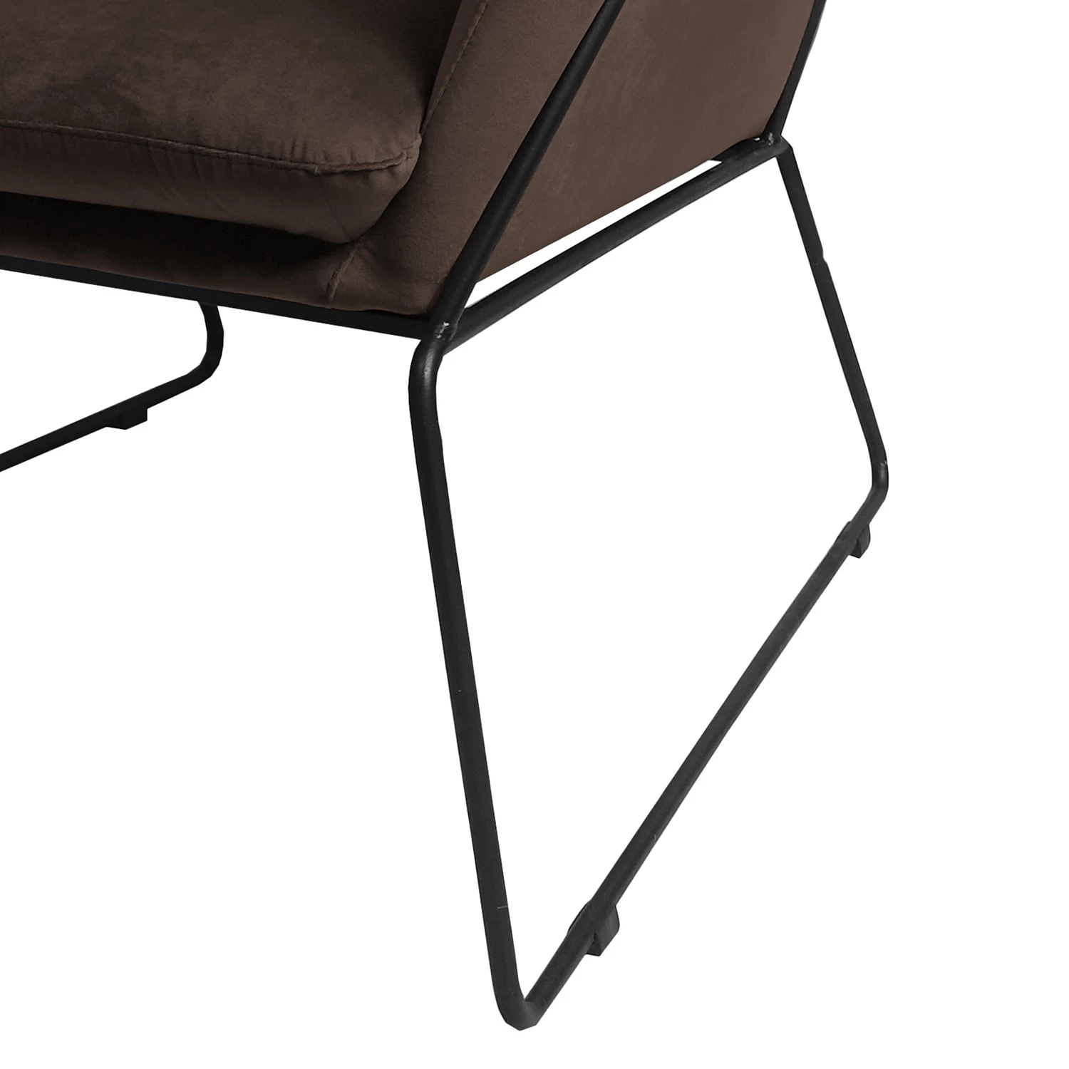 Ars manufacti Fauteuil Belval - Velours Ravi: Marron foncé 11 Ars manufacti Fauteuil Belval - Velours Ravi: Marron foncé – Image 9