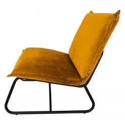 Ars manufacti Fauteuil Mazac - Velours Ravi: Jaune moutarde -Meubles de salon Soldes 1000231858 210205 07322100260 DETAILS P000000001000231858