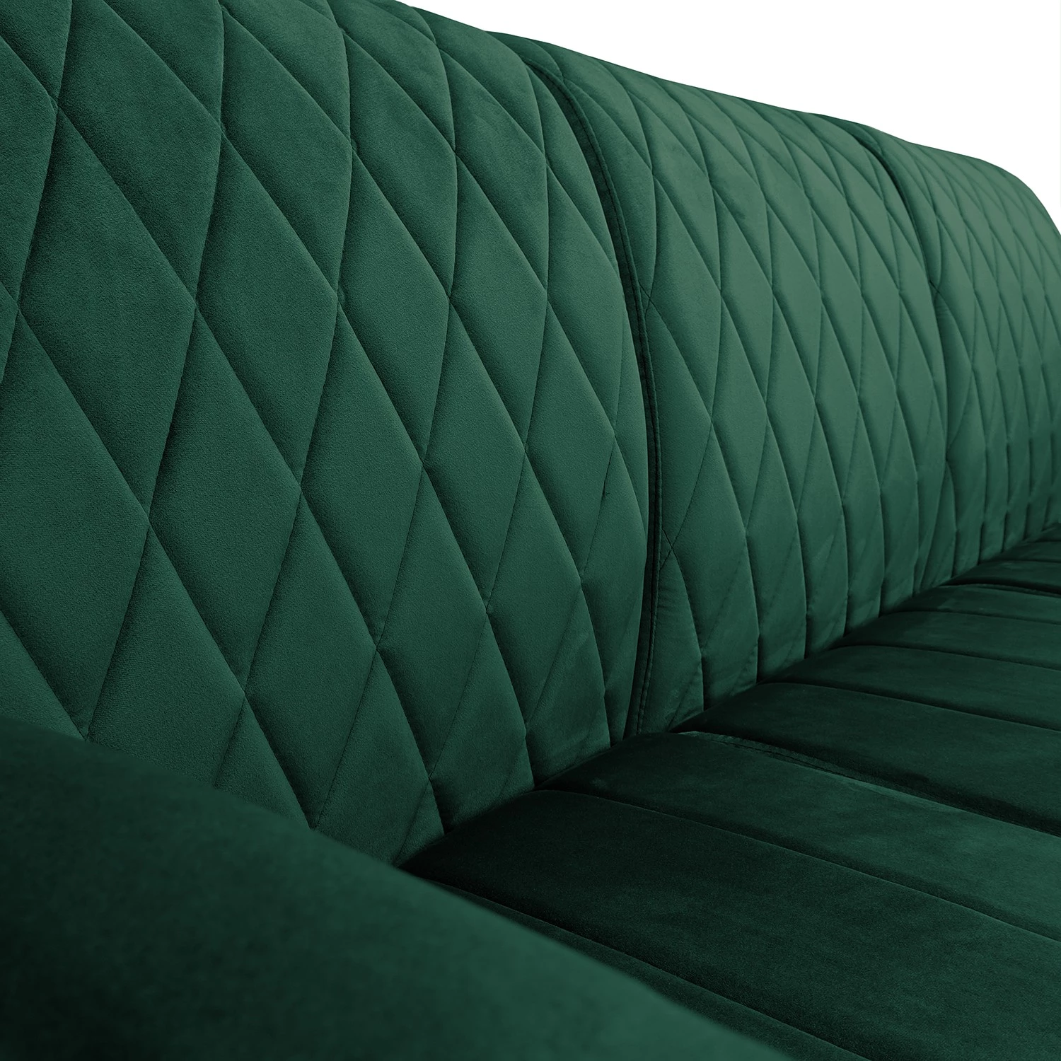 Ars manufacti Canapé Menet (3 places) - Velours - Velours Ravi: Vert vieilli 10 Ars manufacti Canapé Menet (3 places) - Velours - Velours Ravi: Vert vieilli – Image 8