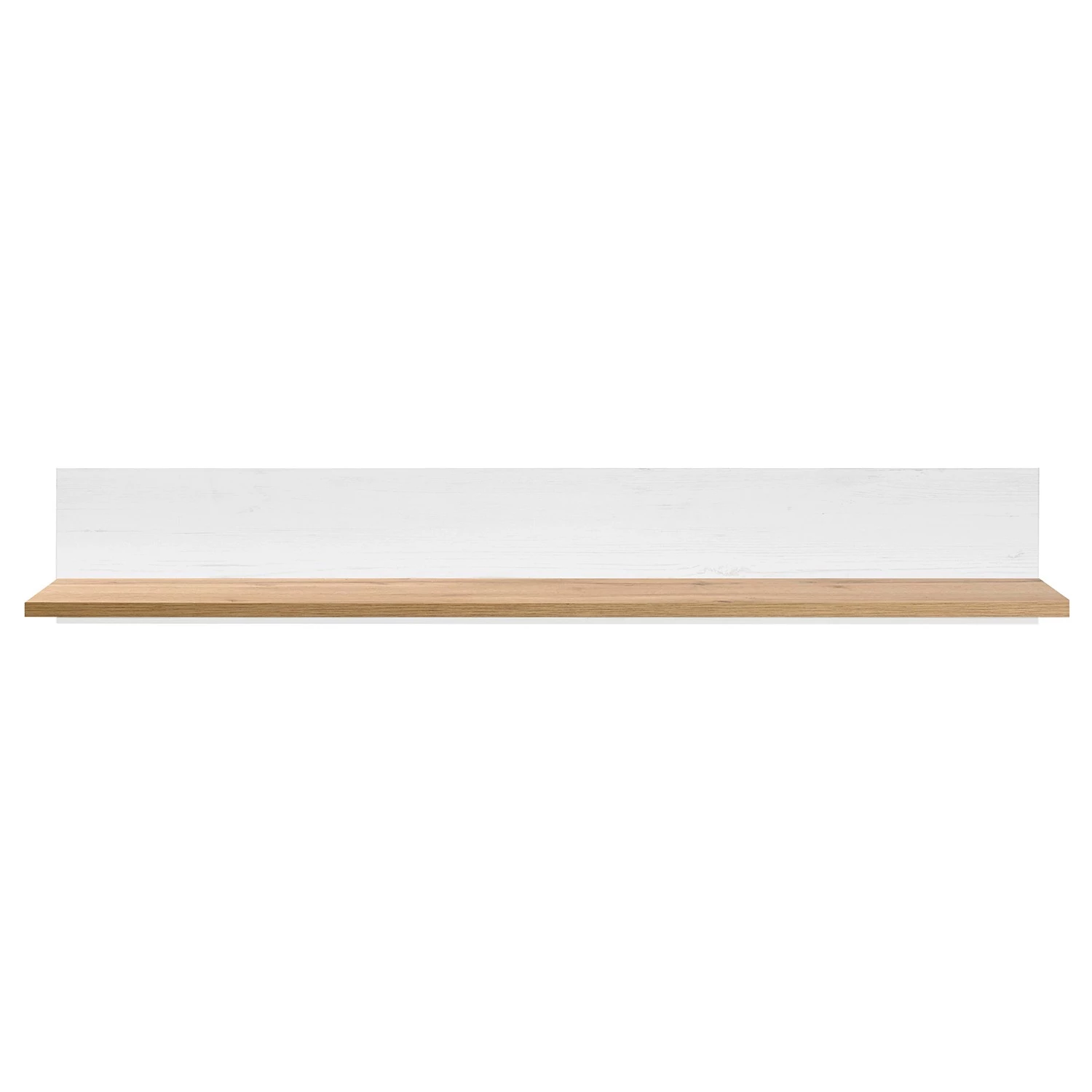 Ridgevalley Tablette murale Ollezy - Imitation pin blanc / Imitation chêne artisan - Largeur : 138 cm 7 Ridgevalley Tablette murale Ollezy - Imitation pin blanc / Imitation chêne artisan - Largeur : 138 cm – Image 5