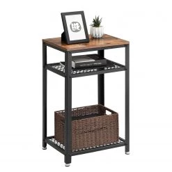 Red Living Bout de canapé Morristown III - Métal - Marron / Noir -Meubles de salon Soldes 1000235669 201210 06175000024 DETAILS P000000001000235669