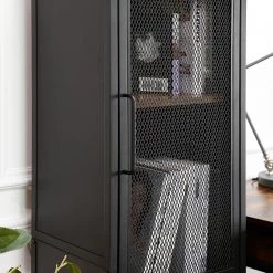 Red Living Étagère Thenon - Noir / Marron -Meubles de salon Soldes 1000235693 201210 06233800200 DETAILS P000000001000235693