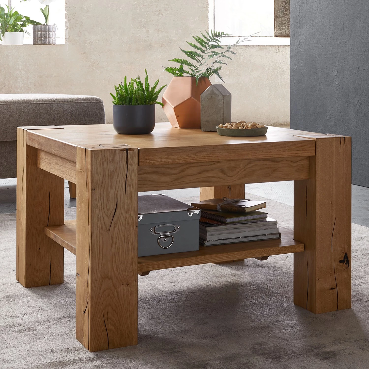 Naturoo Table basse Flatwoods - Chêne sauvage massif 4 Naturoo Table basse Flatwoods - Chêne sauvage massif – Image 2