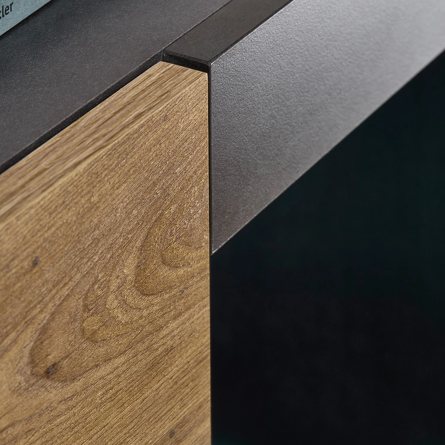 Red Living Buffet Talence II - Imitation châtaigner / Gris 10 Red Living Buffet Talence II - Imitation châtaigner / Gris – Image 8