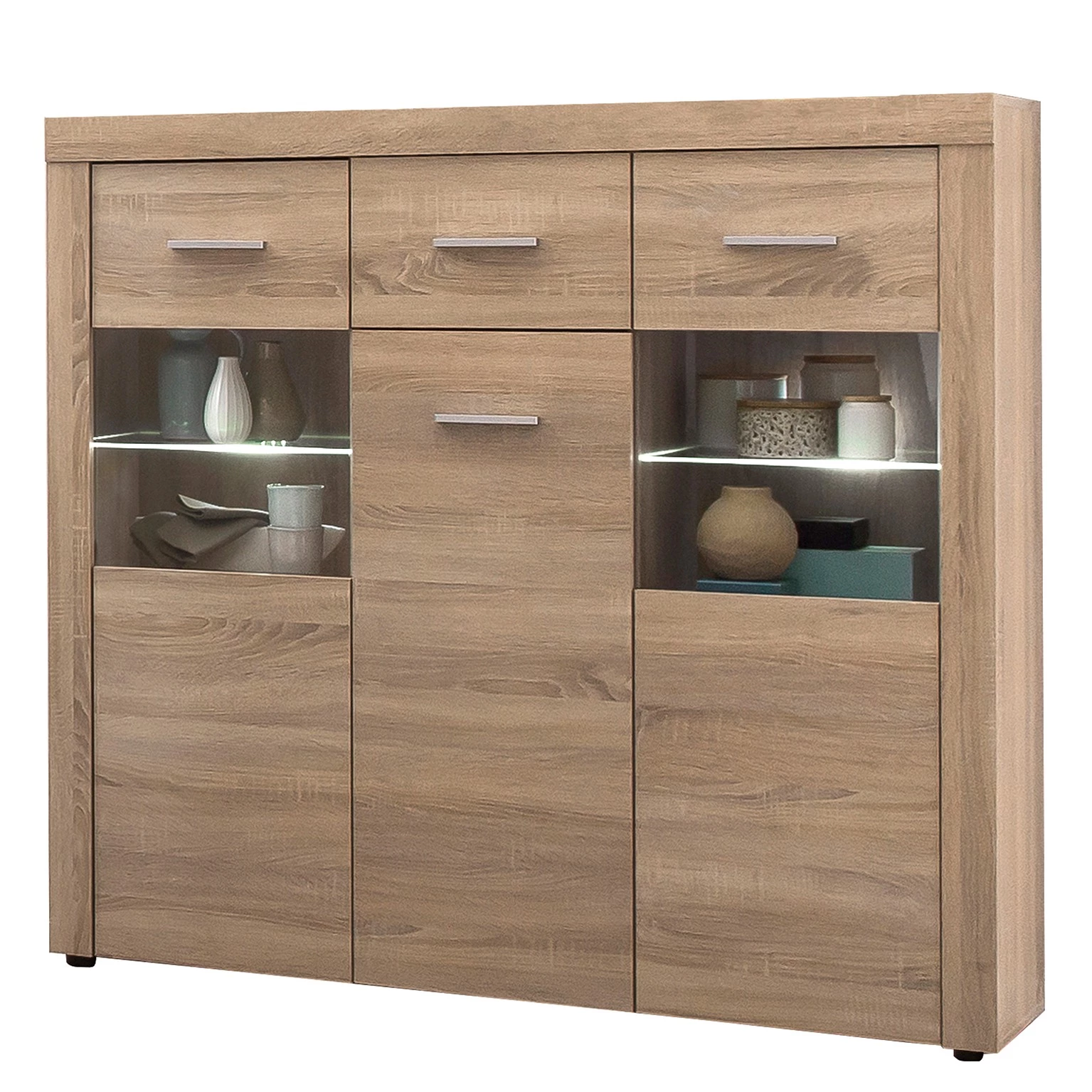 Loftscape Buffet haut Vierzon - Imitation chêne Sonoma 3 Loftscape Buffet haut Vierzon - Imitation chêne Sonoma
