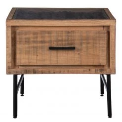 Ars Natura Table basse Roody I - Acacia massif / Métal - Acacia / Noir -Meubles de salon Soldes 1000238180 220330 030 DETAILS P000000001000238180
