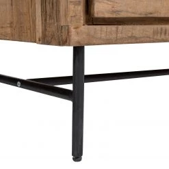 Ars Natura Buffet Roody - Avec éclairage - Acacia massif / Métal - Acacia / Noir 31 Ars Natura Buffet Roody - Avec éclairage - Acacia massif / Métal - Acacia / Noir -Meubles de salon Soldes 1000238181 220420 070 DETAILS P000000001000238181
