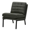 Studio Copenhagen Fauteuil Chilli - Tissu Shina: Gris - Noir