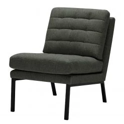 Studio Copenhagen Fauteuil Chilli - Tissu Shina: Gris - Noir