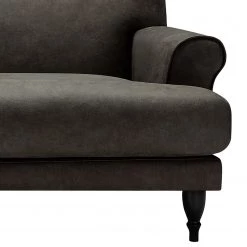 Studio Copenhagen Canapé Ginger (3 places) - Microfibre Hila: Marron foncé - Noir -Meubles de salon Soldes 1000238819 210121 14452300450 DETAILS P000000001000238819