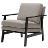 Studio Copenhagen Fauteuil Pepper - Tissu Shina: Gris clair - Noir