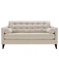 Studio Copenhagen Canapé Powder (2 places) - Tissu Shina: Beige - Noir