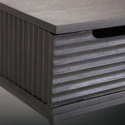 Red Living Table basse Soyons II - Acacia massif / Métal - Acacia noir / Noir -Meubles de salon Soldes 1000239488 210108 13360400021 DETAILS P000000001000239488