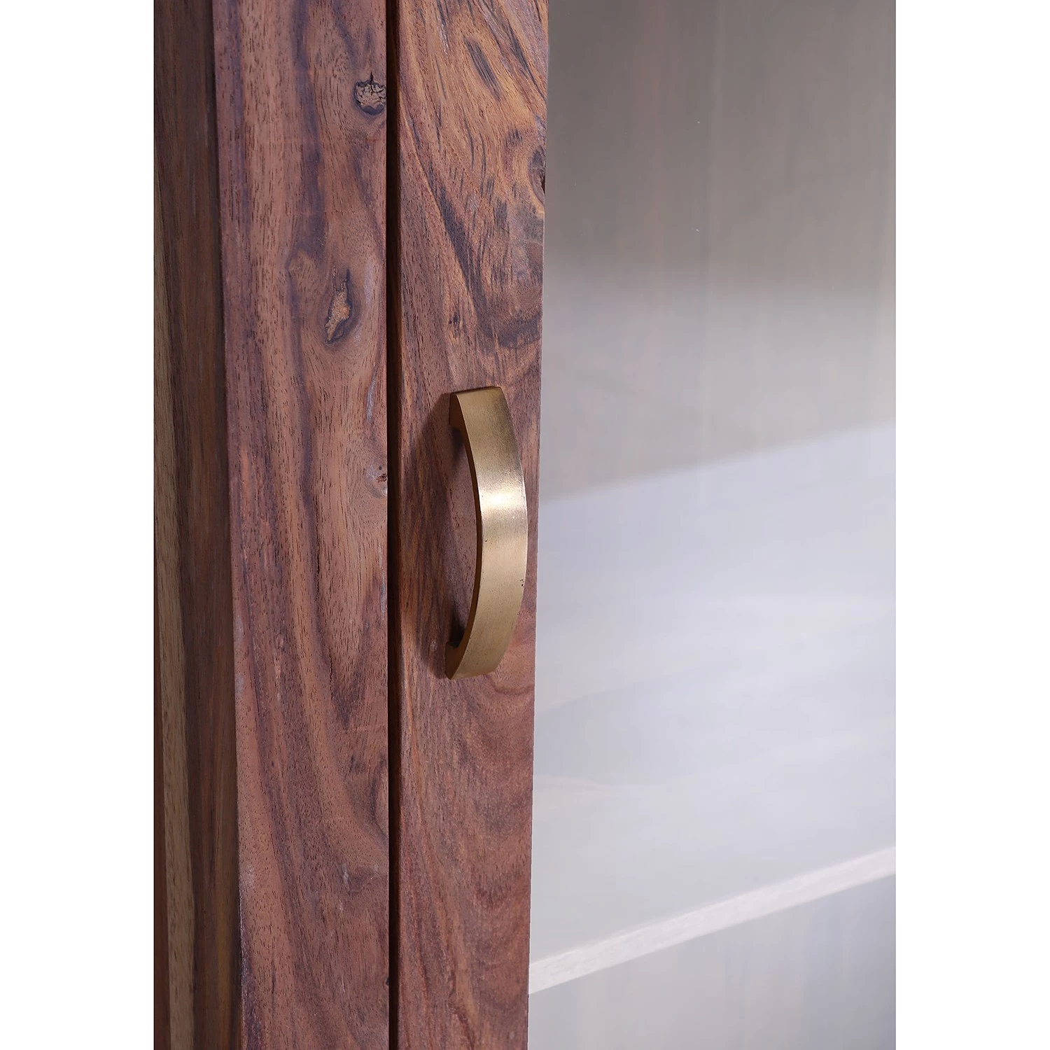 Naturoo Vitrine Rodern - Sheesham massif / Cannage 4 Naturoo Vitrine Rodern - Sheesham massif / Cannage – Image 2