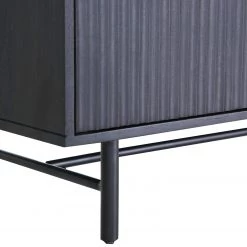 Red Living Buffet Soyons - Acacia massif / Métal - Noir / Doré -Meubles de salon Soldes 1000239501 210108 13372400061 DETAILS P000000001000239501