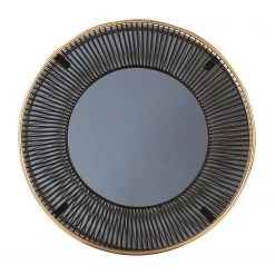 Red Living Bout de canapé Payzac IV - Verre / Métal - Gris / Doré -Meubles de salon Soldes 1000239510 210108 13383600097 DETAILS P000000001000239510