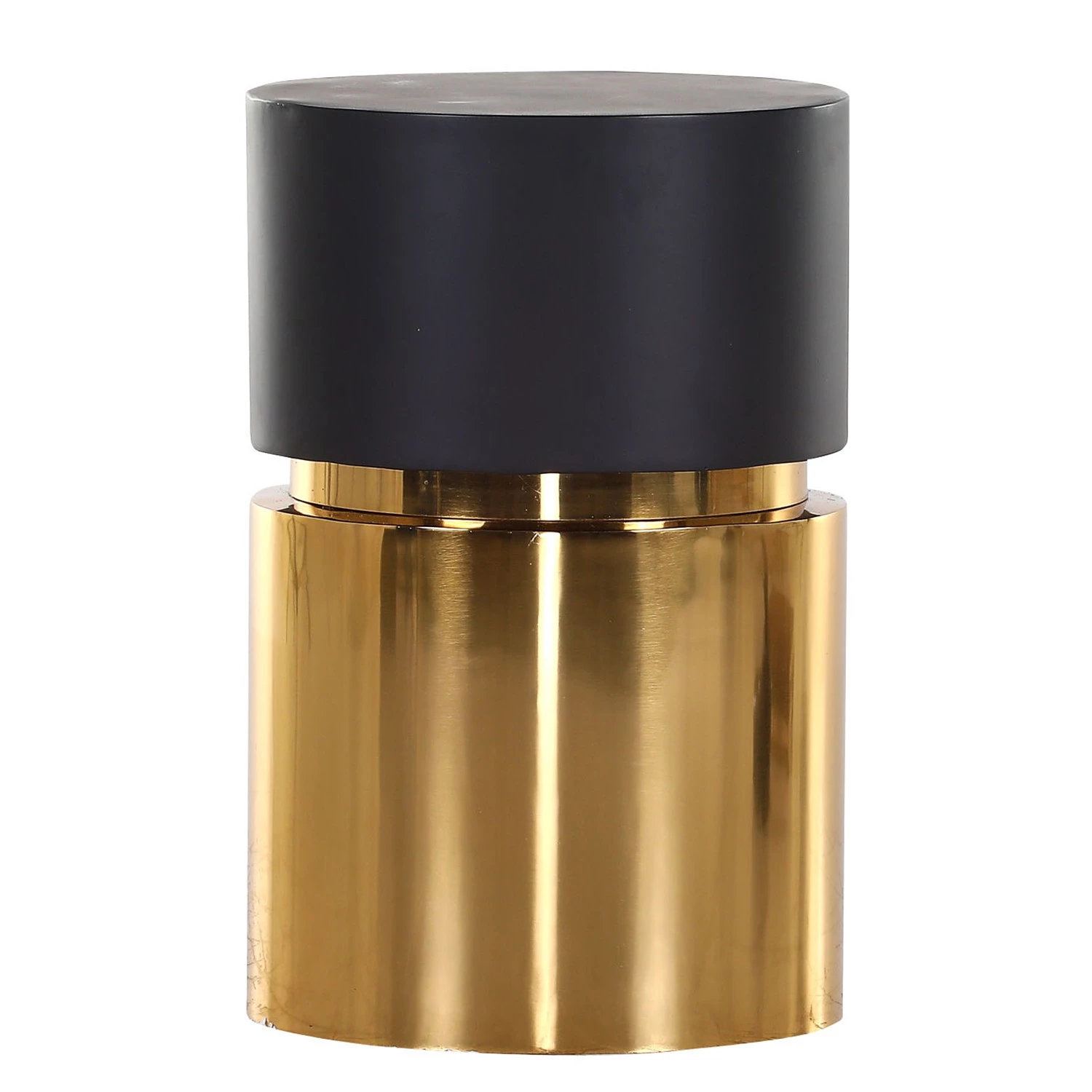 Red Living Bout de canapé Payzac II - Métal - Noir / Doré 3 Red Living Bout de canapé Payzac II - Métal - Noir / Doré