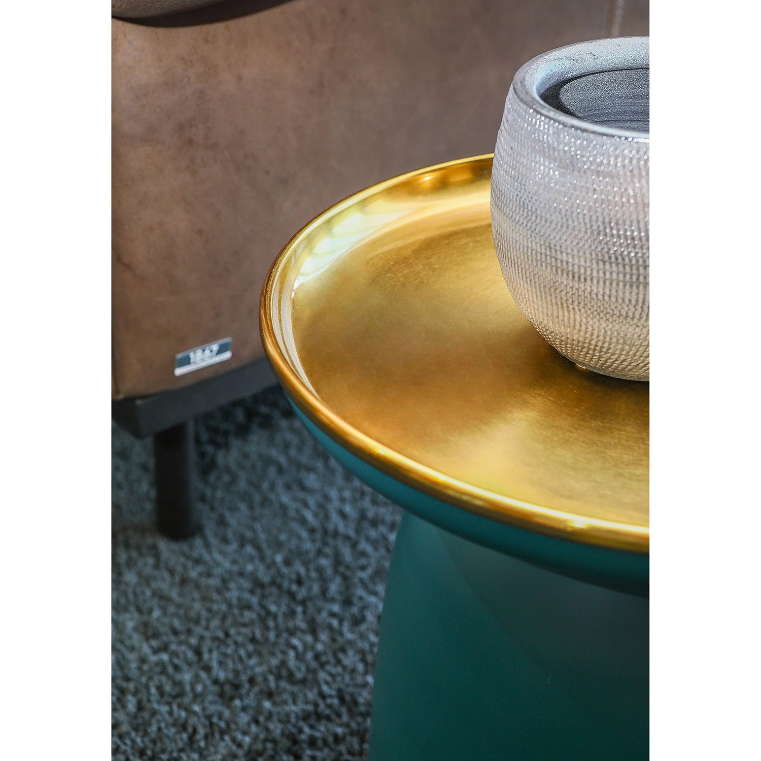 Red Living Bout de canapé Payzac VII - Métal - Bleu pétrole 8 Red Living Bout de canapé Payzac VII - Métal - Bleu pétrole – Image 6