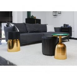 Red Living Bout de canapé Payzac III - Métal - Vert / Doré 12 Red Living Bout de canapé Payzac III - Métal - Vert / Doré -Meubles de salon Soldes 1000239533 210108 13404100165 MOOD DETAILS P000000001000239533 mood