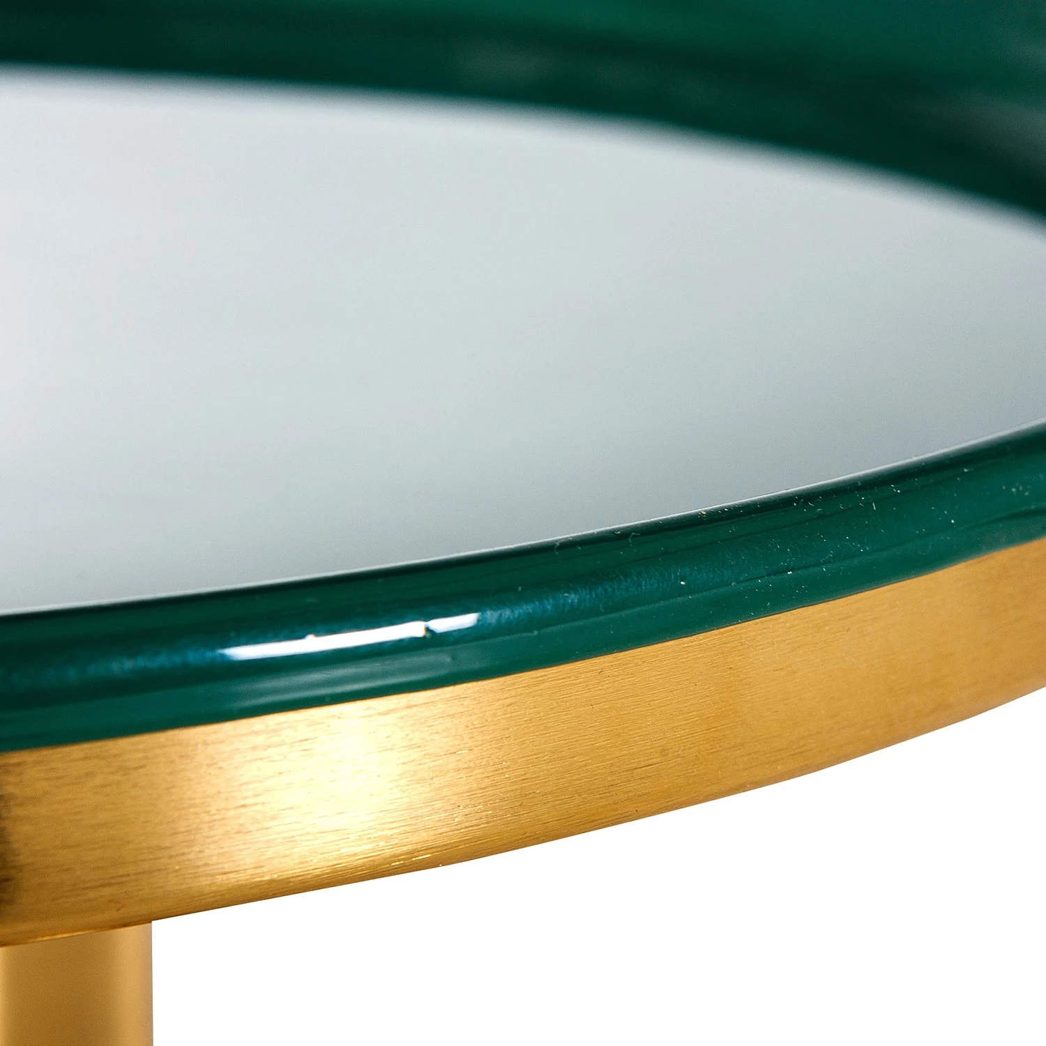 Red Living Bout de canapé Payzac III - Métal - Vert / Doré 8 Red Living Bout de canapé Payzac III - Métal - Vert / Doré – Image 6