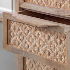 Naturoo Commode Rumilly II - Tressage en rotin / Manguier massif -Meubles de salon Soldes 1000239534 210908 16520500034 DETAILS P000000001000239534