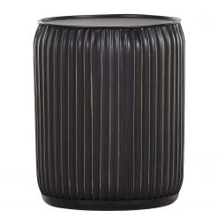 Red Living Bout de canapé Payzac VI - Métal - Noir / Doré