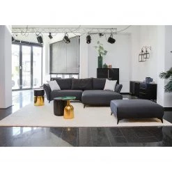 Red Living Bout de canapé Payzac VI - Métal - Noir / Doré -Meubles de salon Soldes 1000239535 210108 13410100176 MOOD DETAILS P000000001000239535 mood