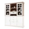 Ridgevalley Haut de buffet Avene - Blanc / Imitation pin -Meubles de salon Soldes 1000240789 210108 13025200001 IMAGE P000000001000240789