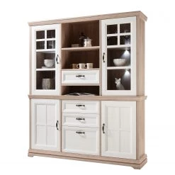 Ridgevalley Haut de buffet Avene - Blanc / Imitation pin 10 Ridgevalley Haut de buffet Avene - Blanc / Imitation pin -Meubles de salon Soldes 1000240789 210108 13025200004 DETAILS P000000001000240789