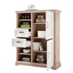 Ridgevalley Buffet haut Avene I - Blanc / Imitation pin -Meubles de salon Soldes 1000240795 210106 16093600046 DETAILS P000000001000240795