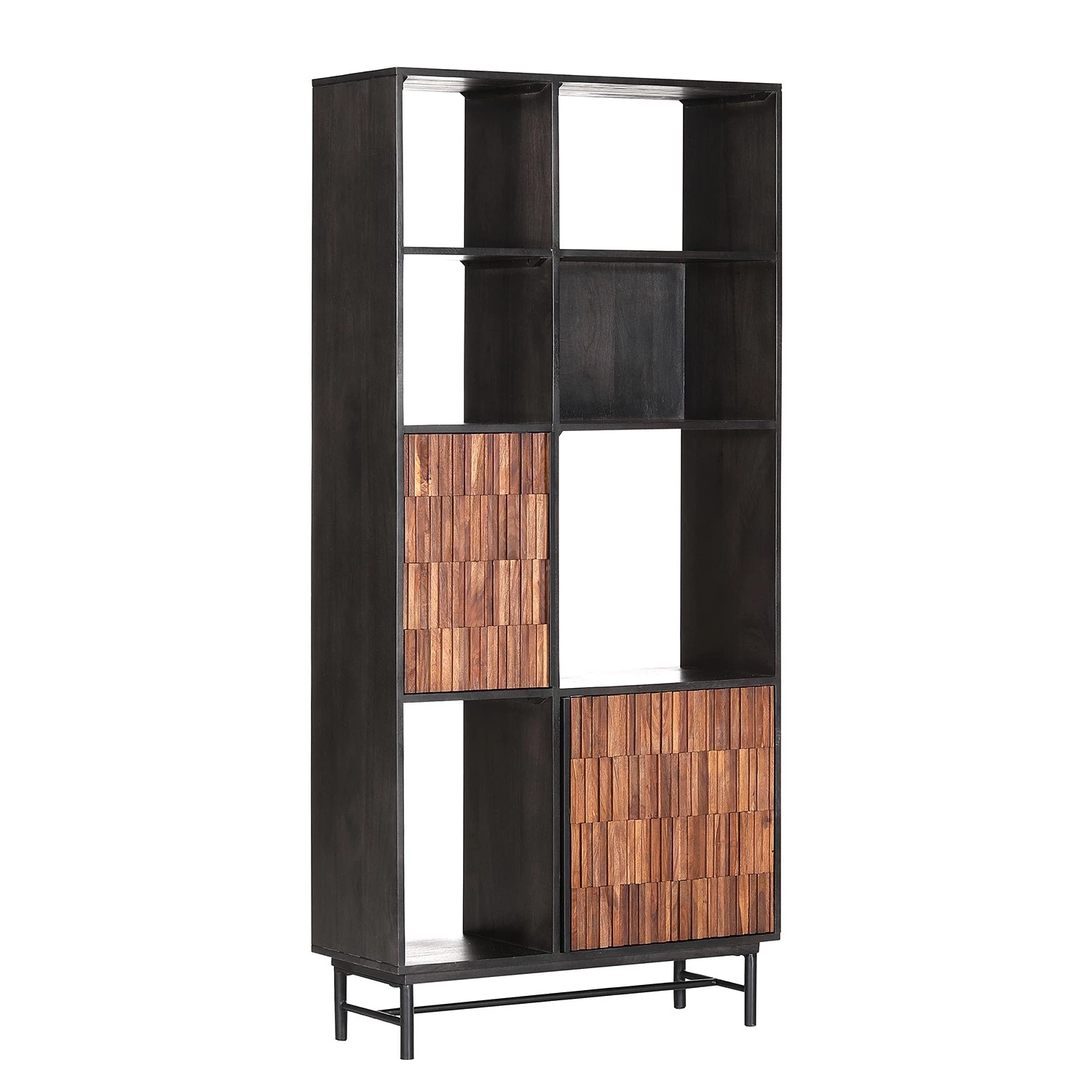 Red Living Étagère Sanvic - Sheesham / Acacia massif - Sheesham / Anthracite 3 Red Living Étagère Sanvic - Sheesham / Acacia massif - Sheesham / Anthracite