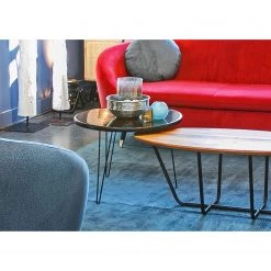 Red Living Table basse Jouy - Manguier massif / Métal - Marron / Noir 11 Red Living Table basse Jouy - Manguier massif / Métal - Marron / Noir -Meubles de salon Soldes 1000240826 210303 06505900010 MOOD DETAILS P000000001000240826 mood