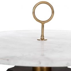 Red Living Table basse Carling II - Marbre / Métal - Marbre blanc / Noir -Meubles de salon Soldes 1000240835 210113 13423800203 DETAILS P000000001000240835