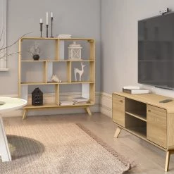 Norrwood Étagère Chelan - Imitation chêne -Meubles de salon Soldes 1000241493 210113 13500000016 MOOD DETAILS P000000001000241493 mood