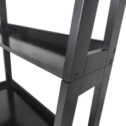 Mørteens Étagère Kolding - Bambou massif - Noir -Meubles de salon Soldes 1000241534 220420 070 DETAILS P000000001000241534