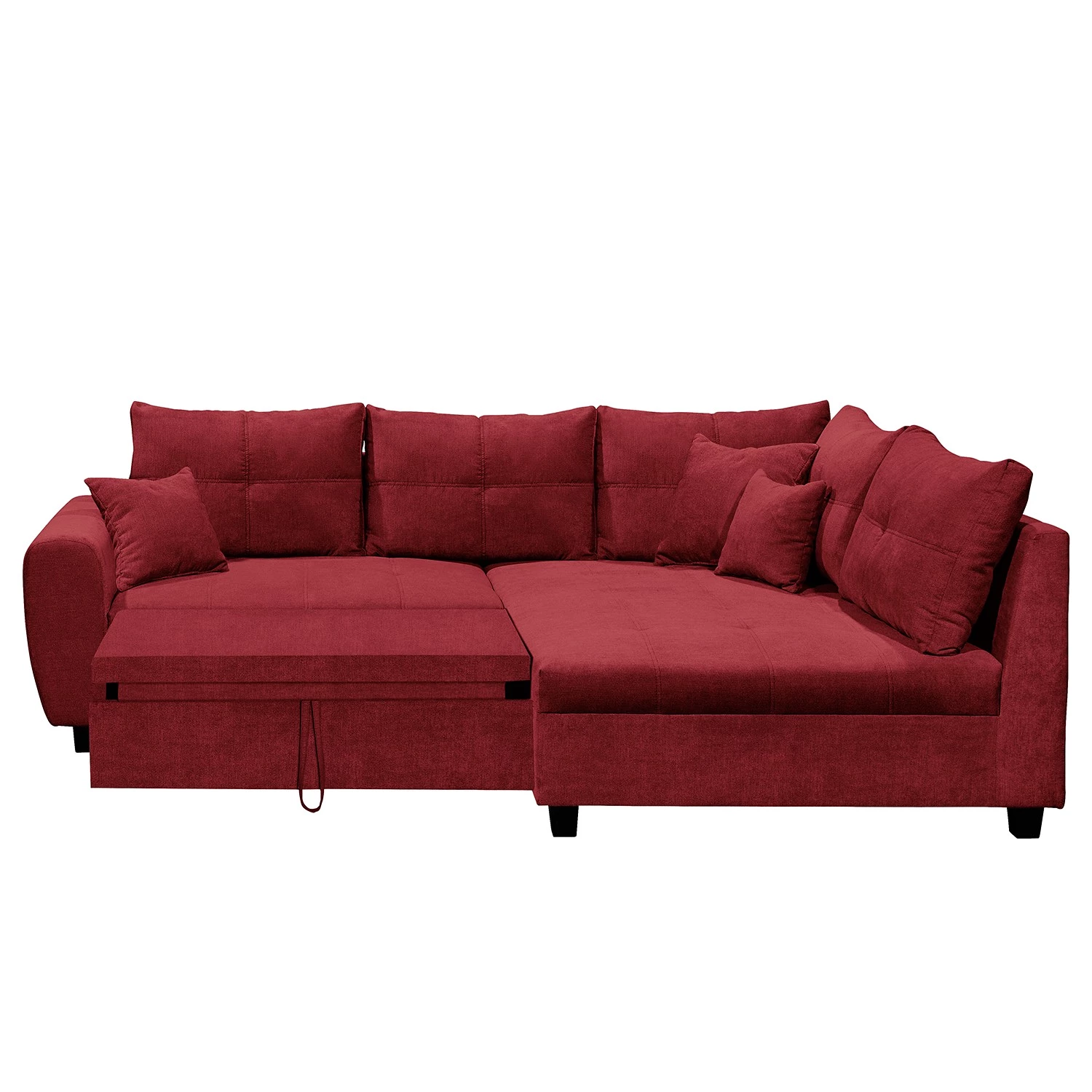 Loftscape Canapé d’angle Viersat - Microfibre - Microfibre Ranu: Baies - Méridienne courte à droite (vue de face) 6 Loftscape Canapé d’angle Viersat - Microfibre - Microfibre Ranu: Baies - Méridienne courte à droite (vue de face) – Image 4