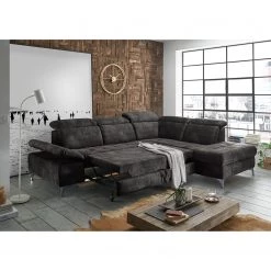 Loftscape Canapé d’angle Groslay - Velours - Velours Insa: Gris foncé - Méridienne longue à droite (vue de face) 19 Loftscape Canapé d’angle Groslay - Velours - Velours Insa: Gris foncé - Méridienne longue à droite (vue de face) -Meubles de salon Soldes 1000241684 210127 18164600433 MOOD DETAILS P000000001000241684 mood