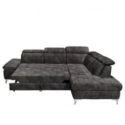 Loftscape Canapé d’angle Groslay - Velours - Velours Insa: Gris foncé - Méridienne longue à droite (vue de face) 21 Loftscape Canapé d’angle Groslay - Velours - Velours Insa: Gris foncé - Méridienne longue à droite (vue de face) -Meubles de salon Soldes 1000241684 210127 18164900435 DETAILS P000000001000241684