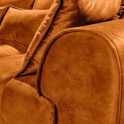 Loftscape Canapé d’angle Rifflet - Microfibre - Microfibre Salvo: Ambre -Meubles de salon Soldes 1000241699 210127 18215500604 DETAILS P000000001000241699