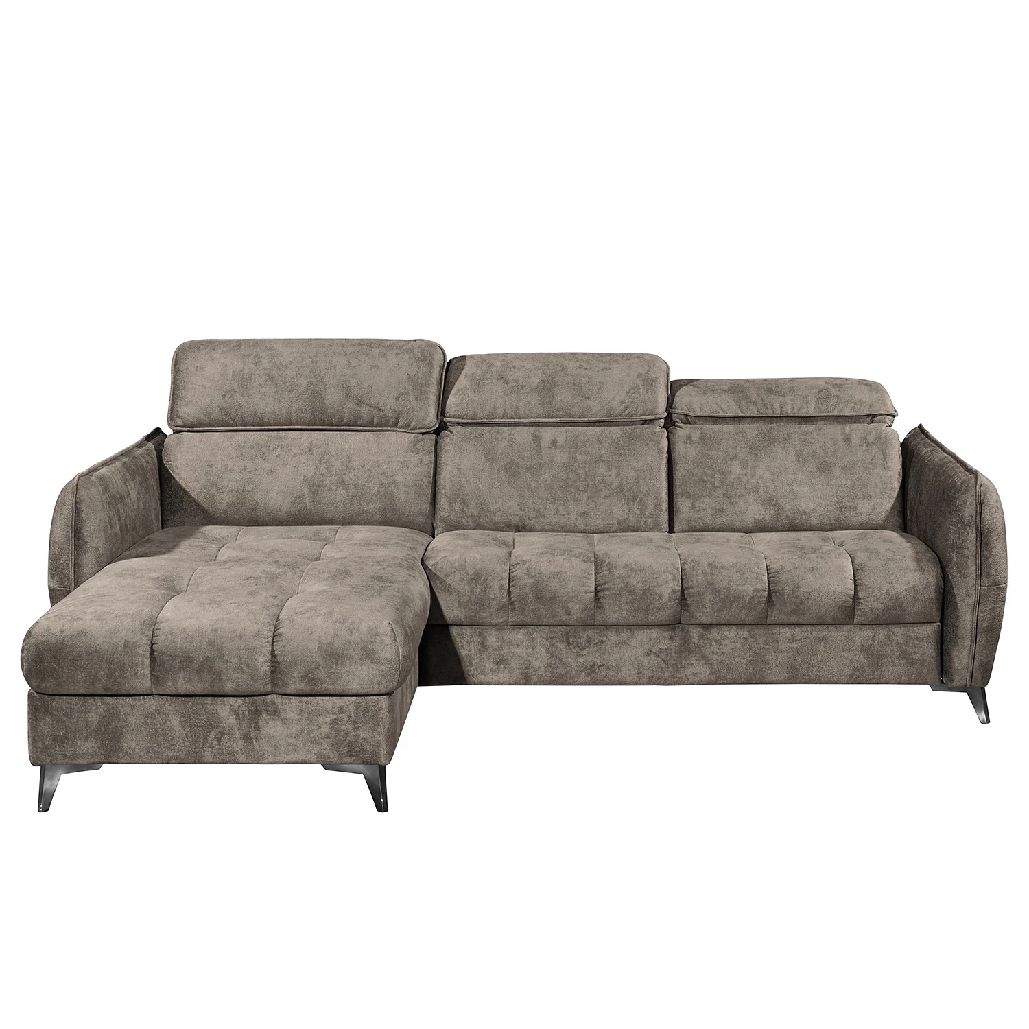 Loftscape Canapé d’angle Grillon - Velours - Velours Insa: Gris minéral 9 Loftscape Canapé d’angle Grillon - Velours - Velours Insa: Gris minéral – Image 7