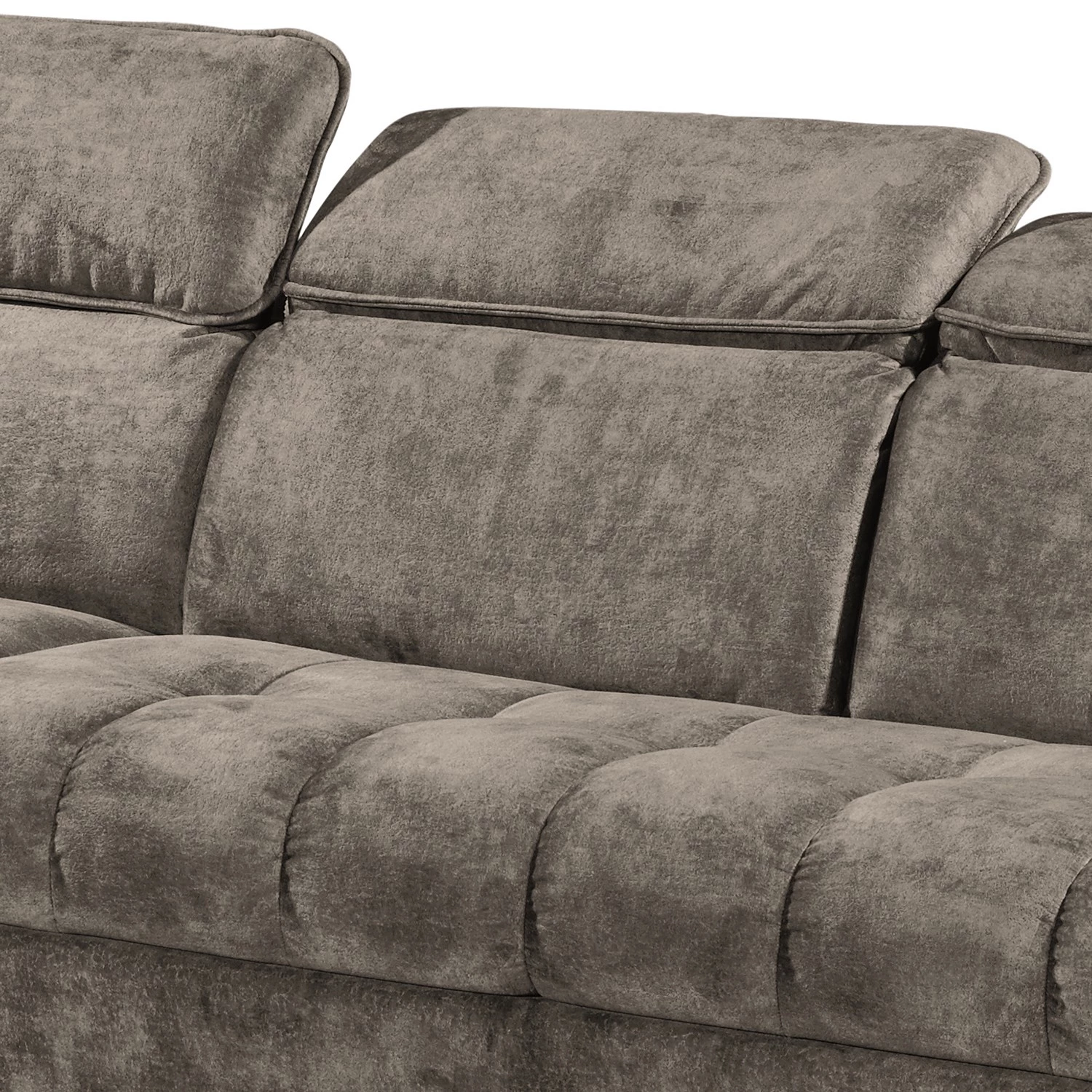 Loftscape Canapé d’angle Grillon - Velours - Velours Insa: Gris minéral 11 Loftscape Canapé d’angle Grillon - Velours - Velours Insa: Gris minéral – Image 9