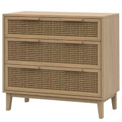 Studio Copenhagen Commode Canee I - Cannage / Placage en bois véritable - Chêne
