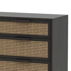 Studio Copenhagen Commode Canee III - Cannage / Placage en bois véritable - Naturel / Chêne noir 10 Studio Copenhagen Commode Canee III - Cannage / Placage en bois véritable - Naturel / Chêne noir -Meubles de salon Soldes 1000242154 210831 13015800016 DETAILS P000000001000242154