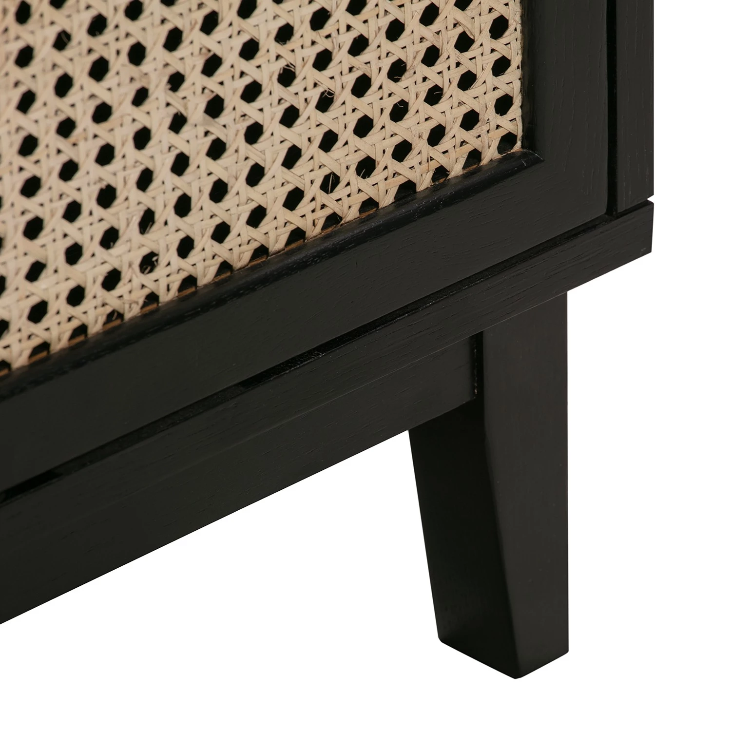 Studio Copenhagen Commode Canee III - Cannage / Placage en bois véritable - Naturel / Chêne noir 7 Studio Copenhagen Commode Canee III - Cannage / Placage en bois véritable - Naturel / Chêne noir – Image 5