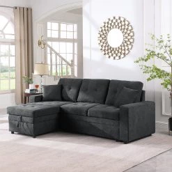 Loftscape Canapé d’angle Luglon - Tissu - Anthracite 14 Loftscape Canapé d’angle Luglon - Tissu - Anthracite -Meubles de salon Soldes 1000242701 210929 141228000022 MOOD DETAILS P000000001000242701 mood