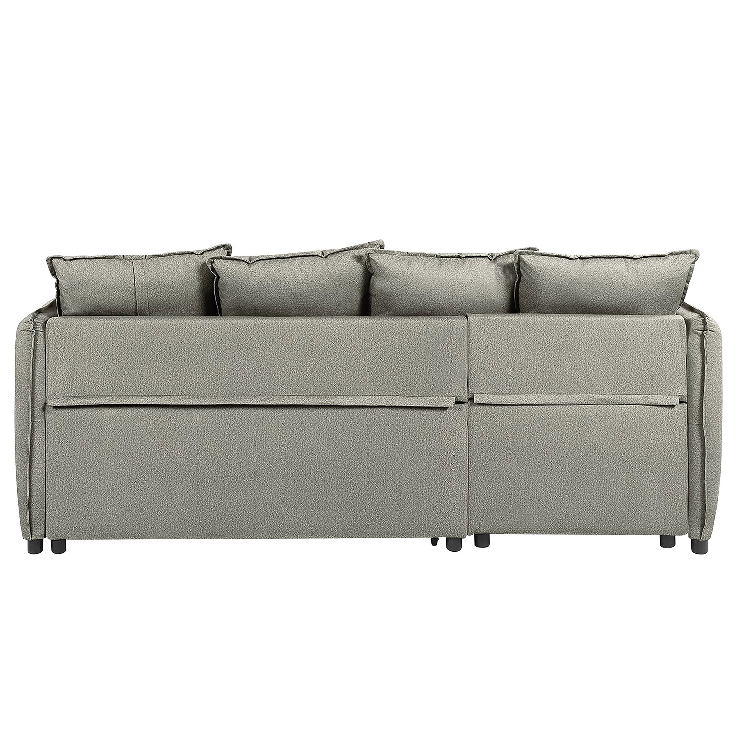 Loftscape Canapé d’angle Lillers - Tissu - Gris lumineux - Méridienne courte à gauche (vue de face) 10 Loftscape Canapé d’angle Lillers - Tissu - Gris lumineux - Méridienne courte à gauche (vue de face) – Image 8